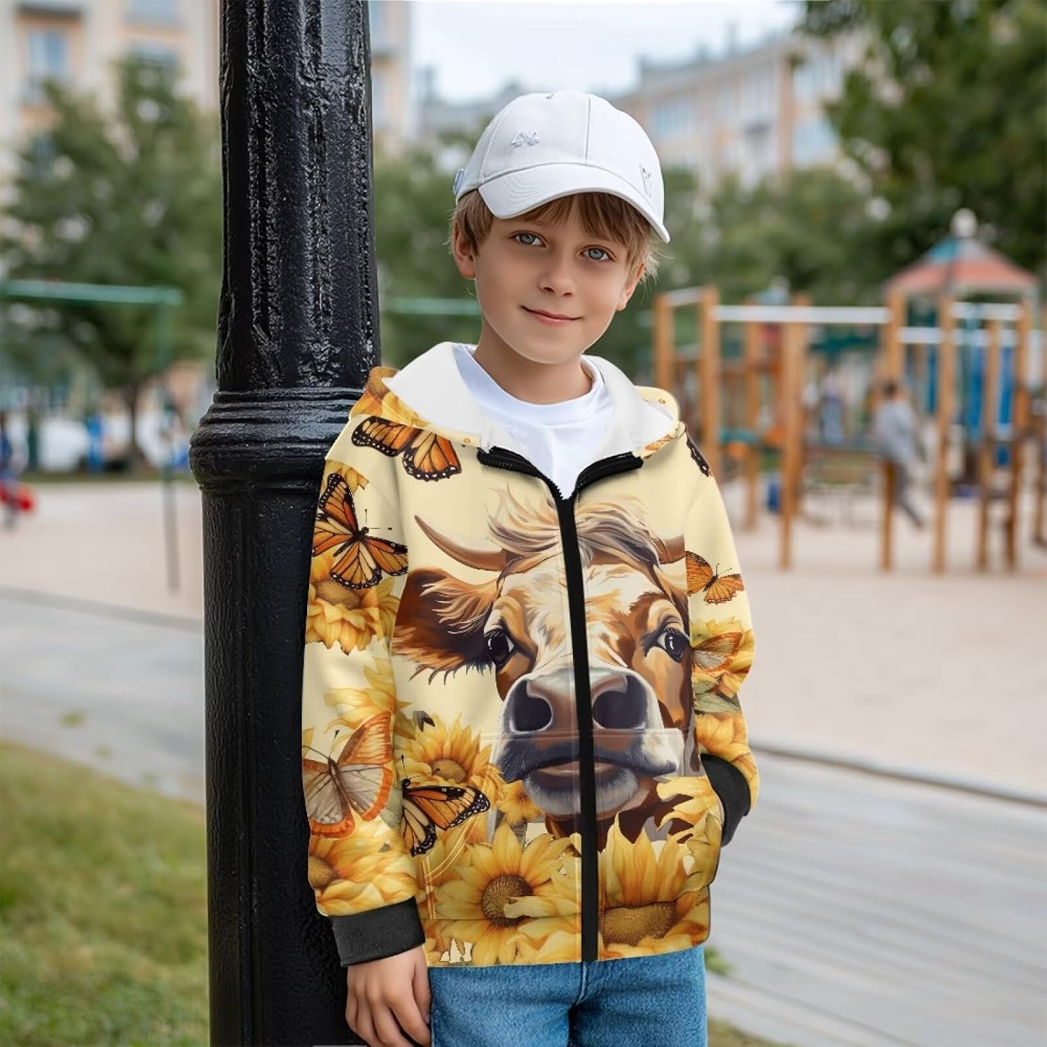 Pensura Long Sleeve Sweatshirt Fashion Jacket Fluffy Furry Zip Up Hooded Hoodies Athletic Tops