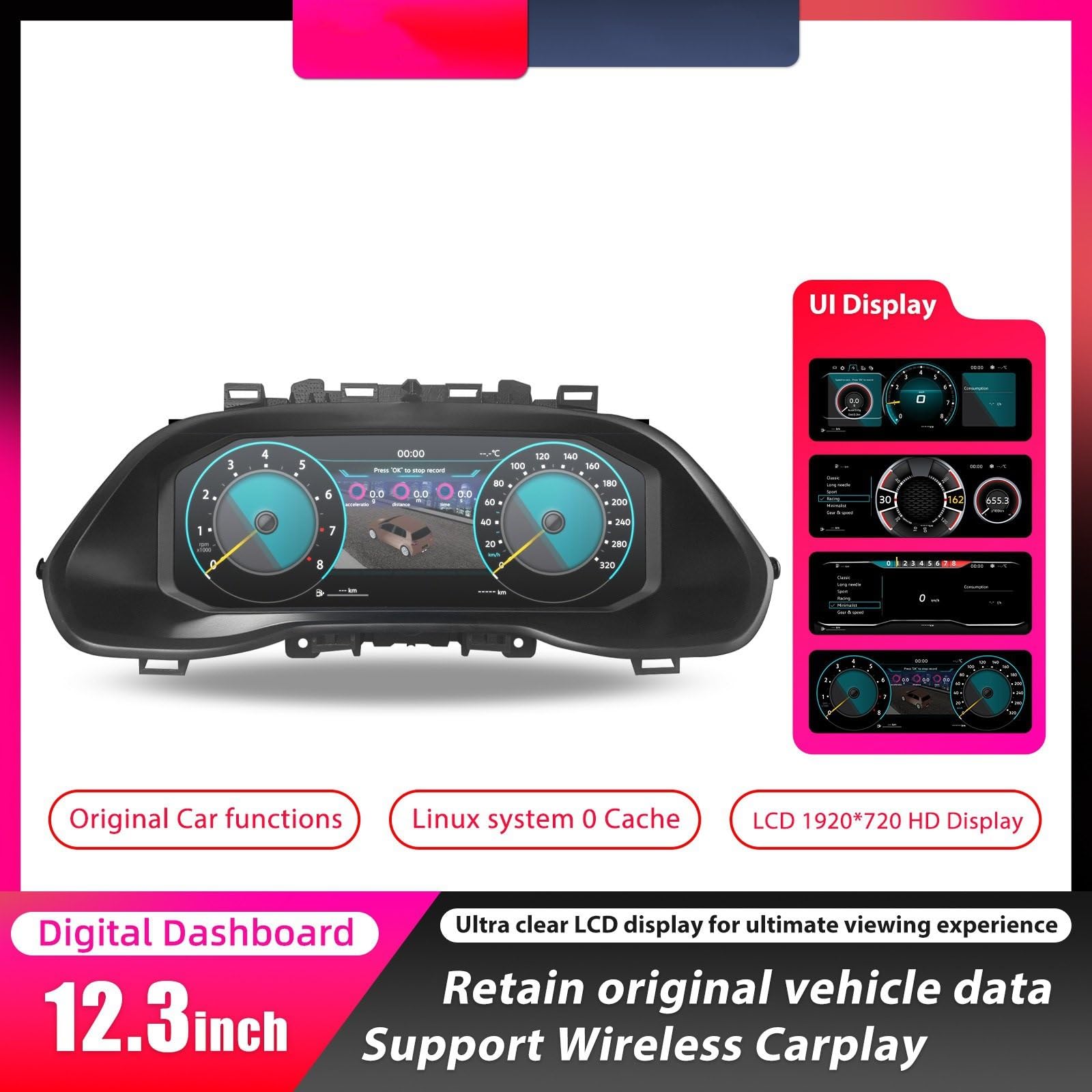 Pantalla para Coche para Octavia 2019-2025