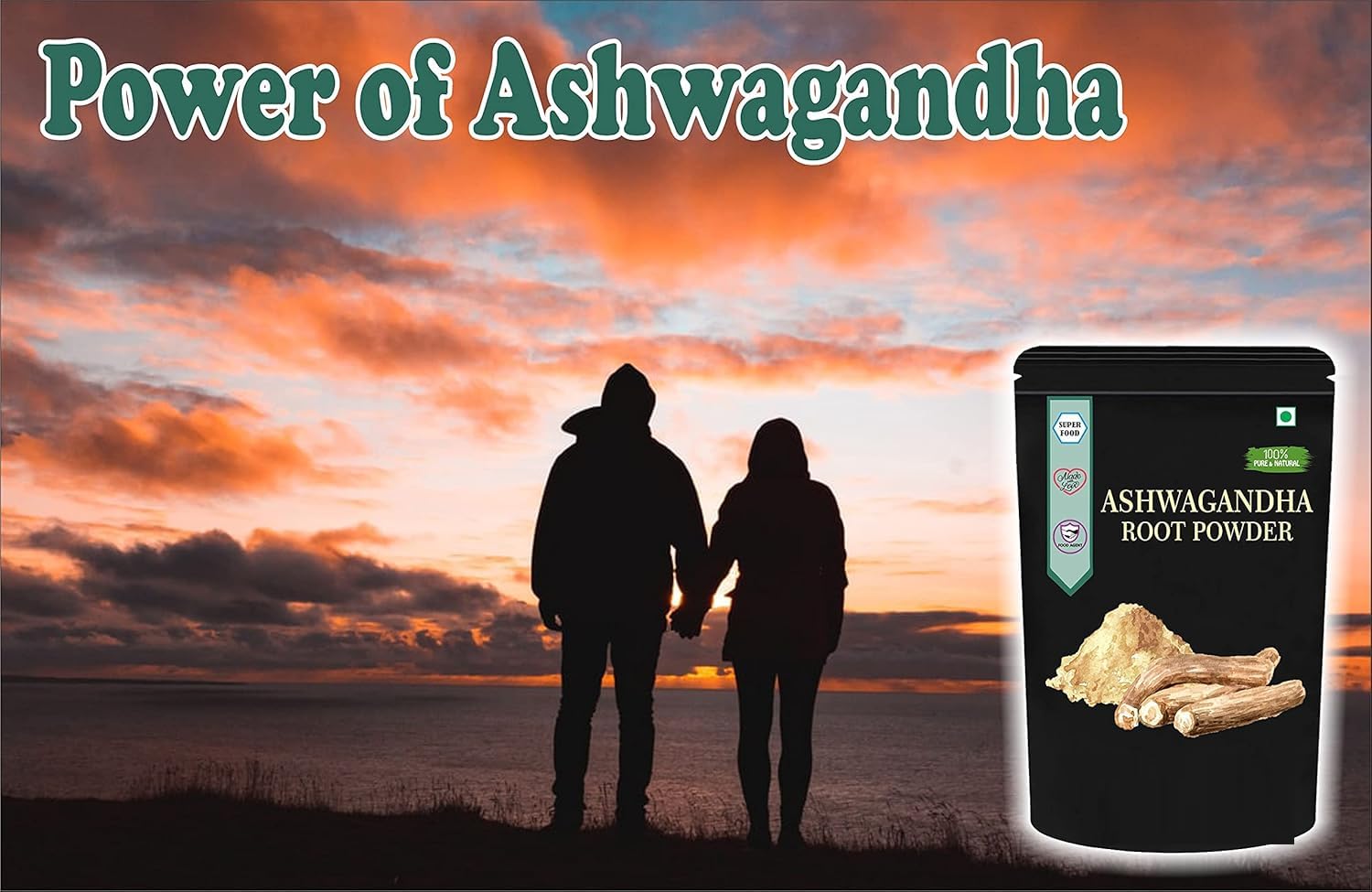 VK Pack Of 6 Akarkara, Gokhru, Safed Musli, Kaunch, Ashwagandha and Shatavari Powder (200 GM Each) Combo Pack = 1200 GM