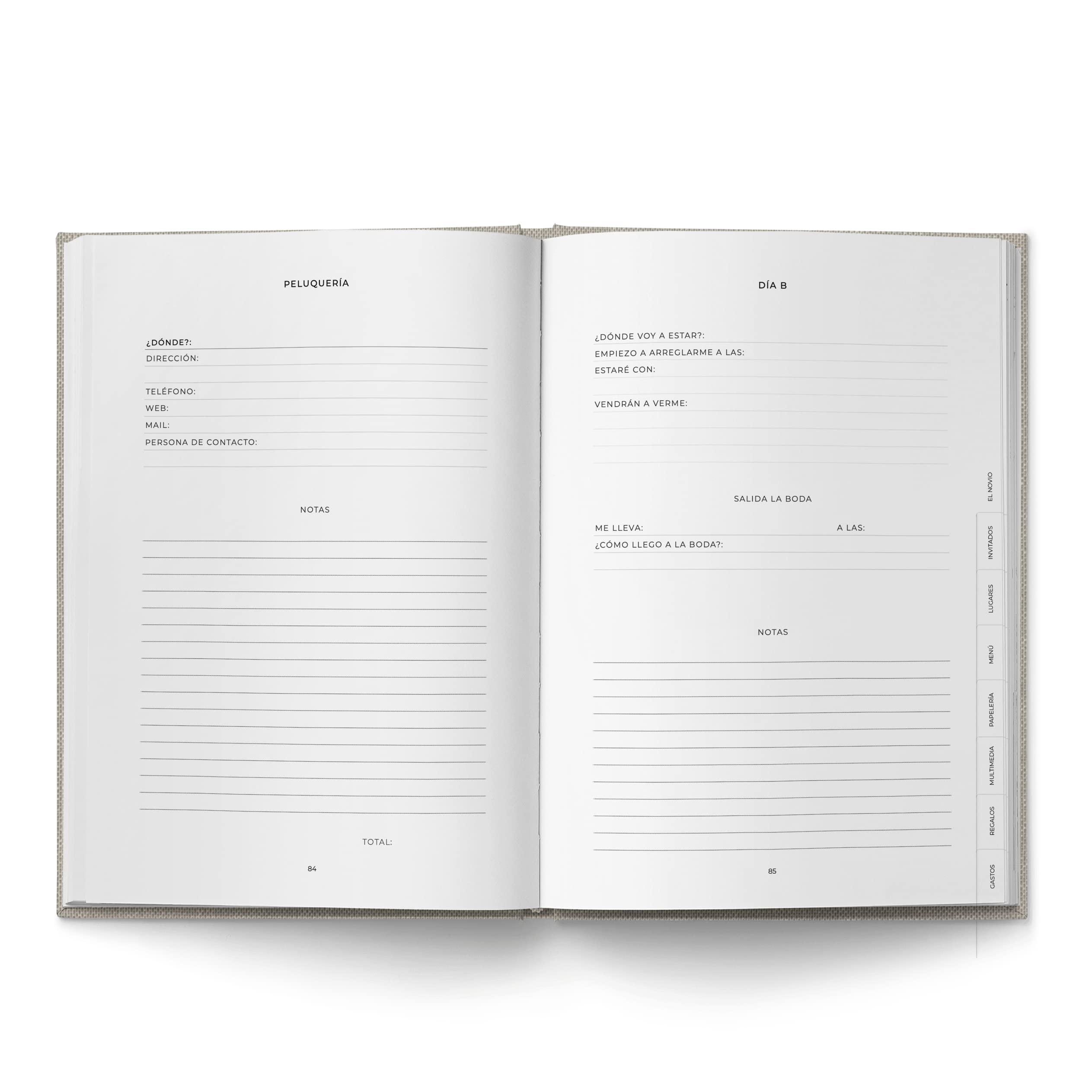 Agenda de Boda “Sí, Quiero” | Wedding Planner con 12 pestañas | Check-lists novia, novio, invitados, presupuesto y proveedores | Cronograma 12 meses | 184 pág. papel premium 120 g