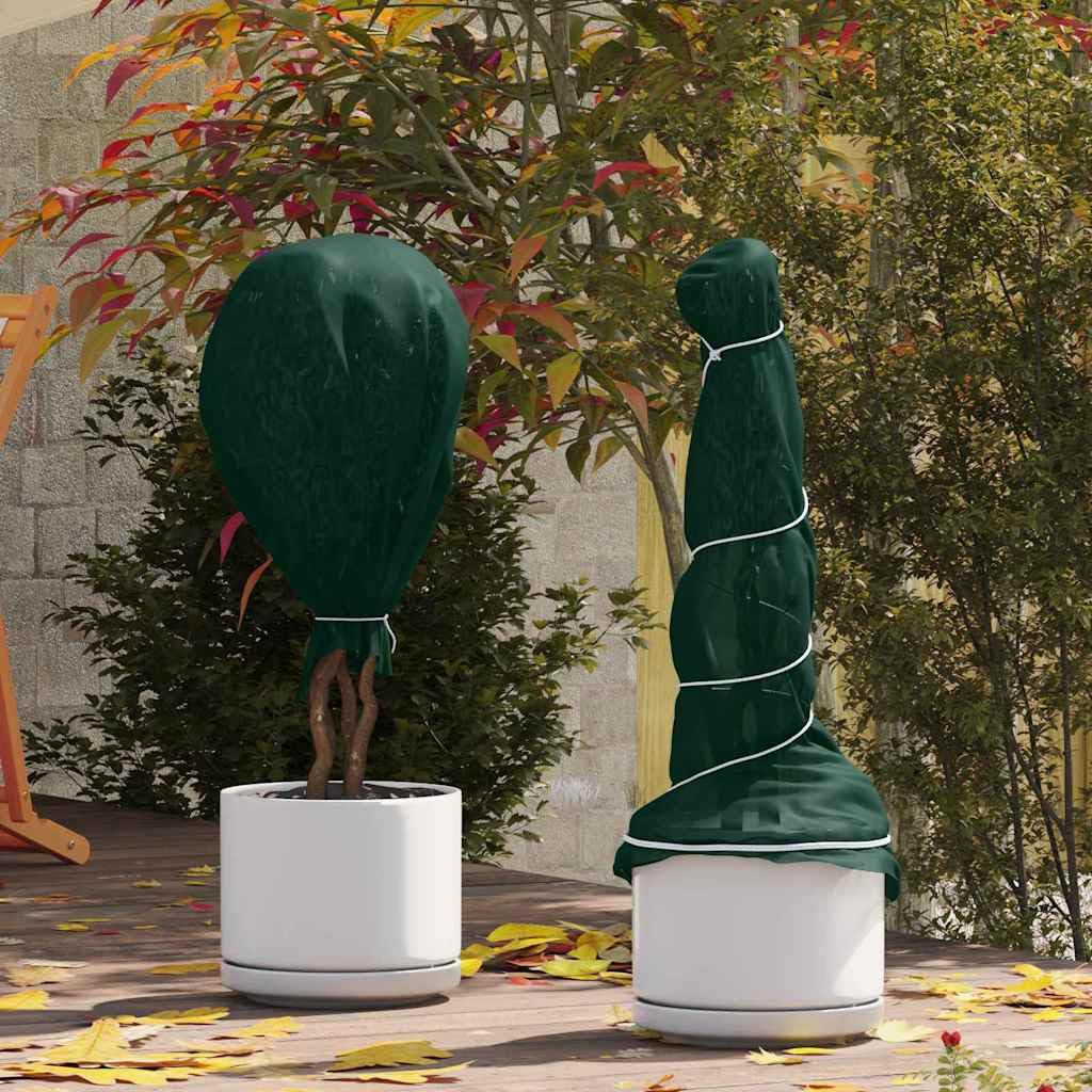 Protezione invernale per piante, tessuto non tessuto, verde, 20 x 1,6 m, resistente ai raggi UV, riutilizzabile, accessorio per la cura del giardino, per aiuola, balcone, terrazza, protezione