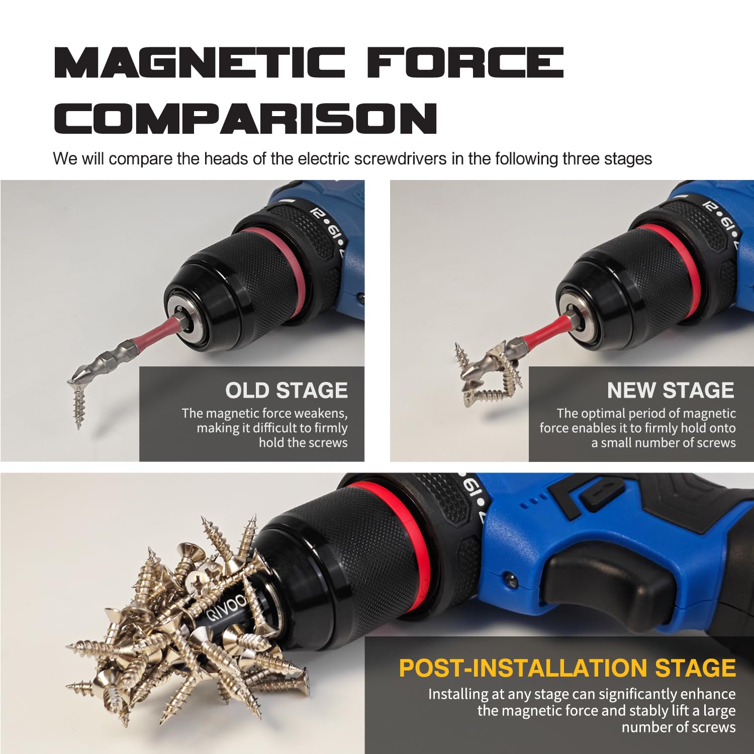 Magnetic Bit Holder - Strongest Grip for Impact Drivers -4 Magnetic Bit Holder - Strongest Grip for Impact Drivers -4