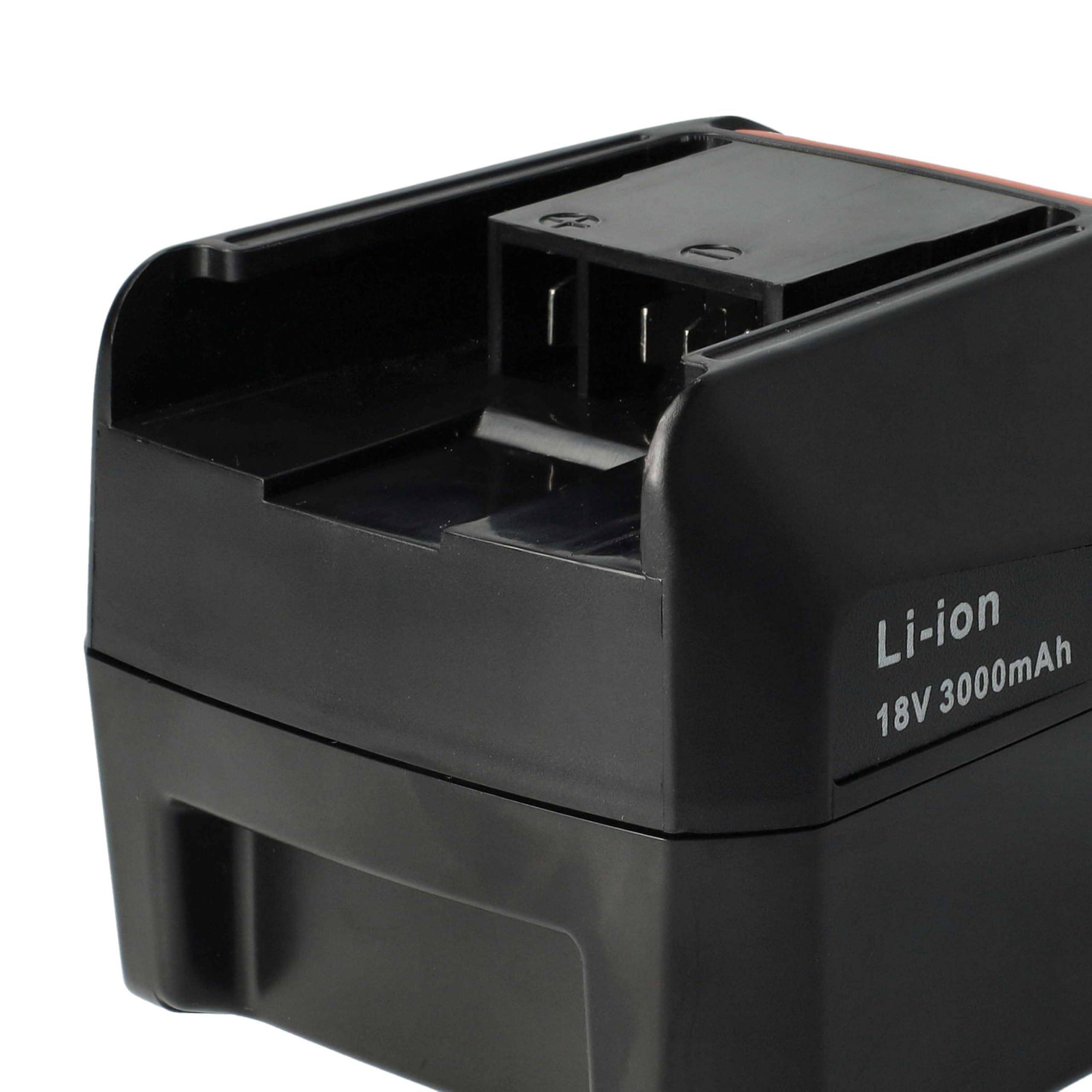 vhbw batteria sostituisce Fein 92604171020, 92604165020, 92604173020, B18A.165.01 per utensile elettrico (3000 mAh, Li-Ion, 18 V)