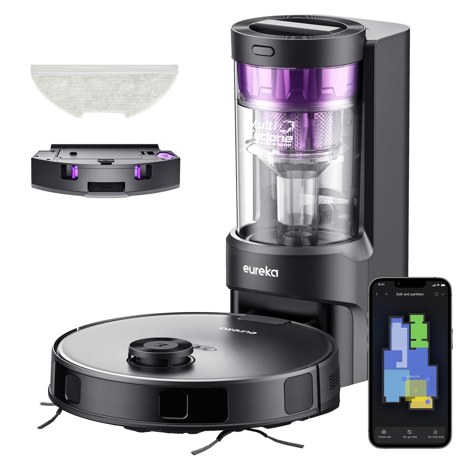 Top 5 Automatic Vacuums for Pet Hair: Review & Guide 6 Eureka Robot Vacuum with Bagless Self Emptying Station