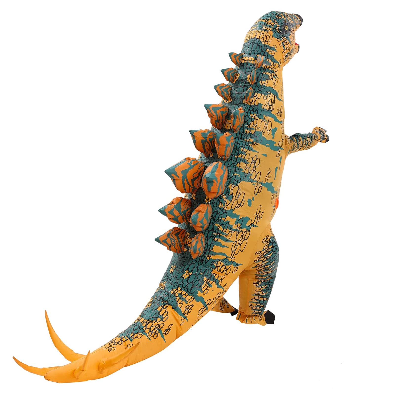 Costumi gonfiabile da dinosauro per adulti, Costumi da esplosione divertente T-Rex per feste di cosplay, Halloween, Natale, Costumi animale da festival