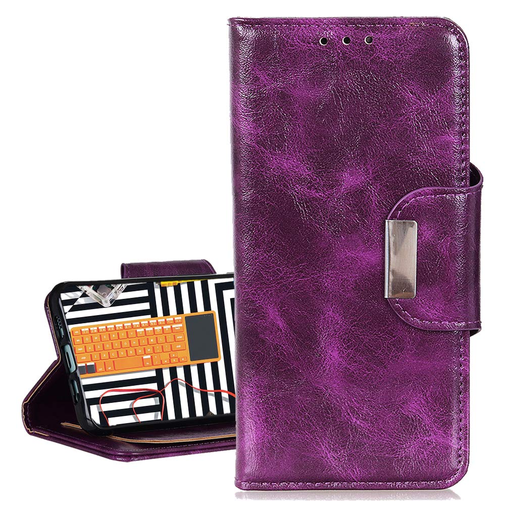 JayModCase Cover per Huawei Honor 8X, Flip In Pelle PU Custodia con Pellicola Protettiva Supporto Slot Schede Protezione Integrale Chiusura Magnetica per Honor 8X (Nero