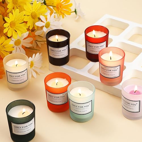 Miniatura 3 de MTLEE Juego de 36 velas perfumadas a granel para el hogar, juego de regalo para mujeres, velas aromáticas de larga duración para cumpleaños,