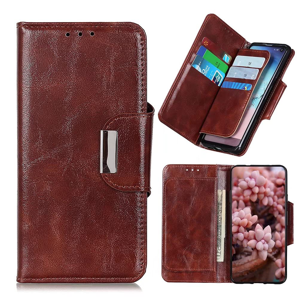 TingYR Cover per Motorola Moto G82, Flip Custodia Carte di Credito da Funzione Stand, Anti-Slip Slot Portafoglio Flip Protettivo Dell'ente Completo
