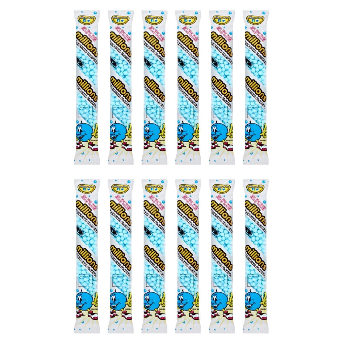 Ultimate Millions Sweet Treat with Bubblegum flavours Sweet 55g 12x55g (Pack of 12)