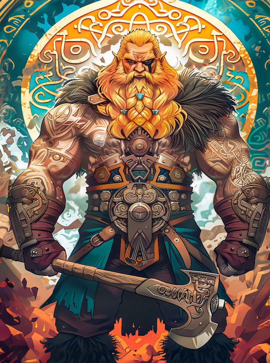 Puzzle · Viking à la Hache tonitruante. La légende s'éveille