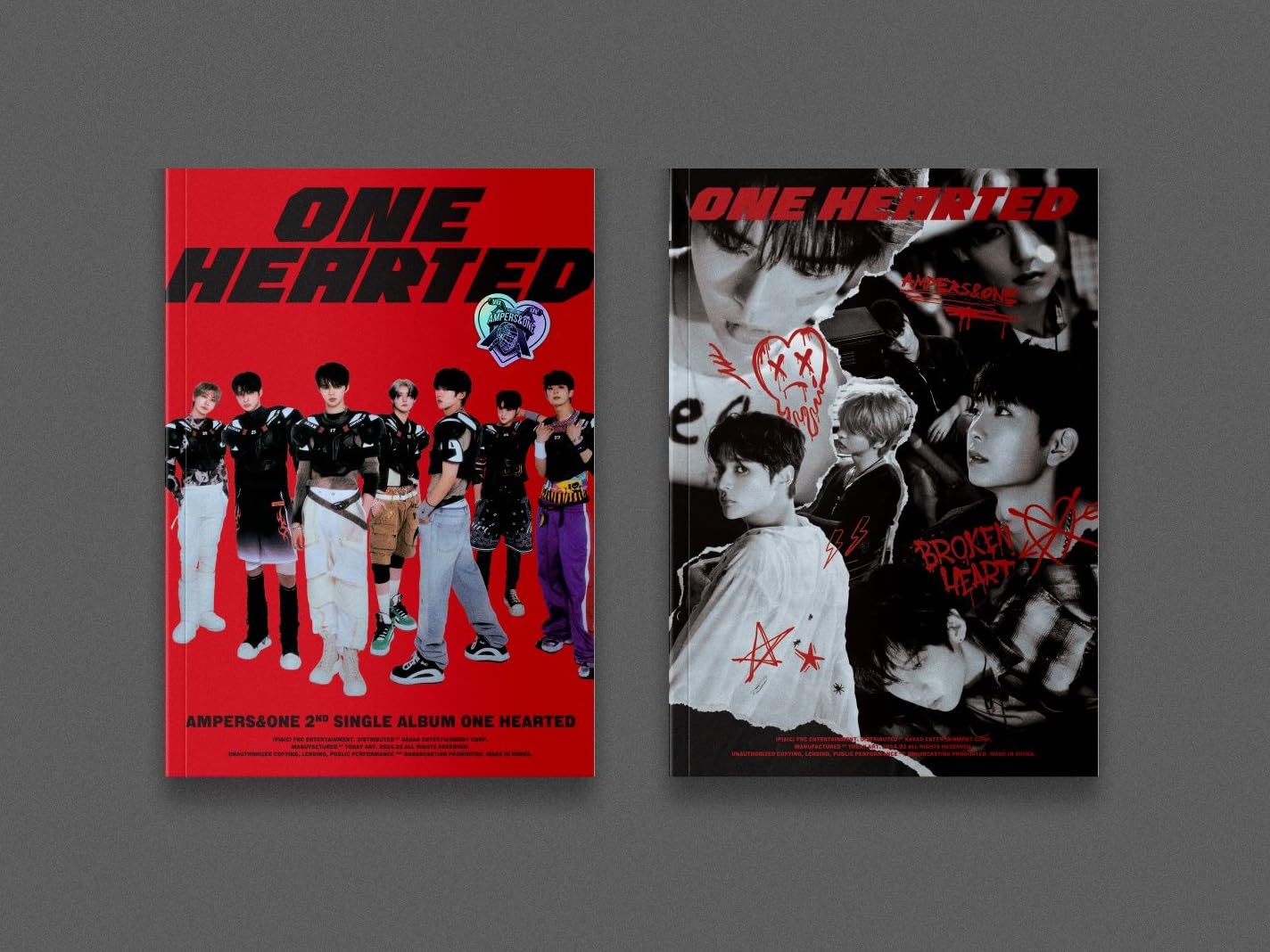 Dreamus AMPERS&ONE - 2nd Single Album ONE HEARTED CD (Broken ver.), L200002902