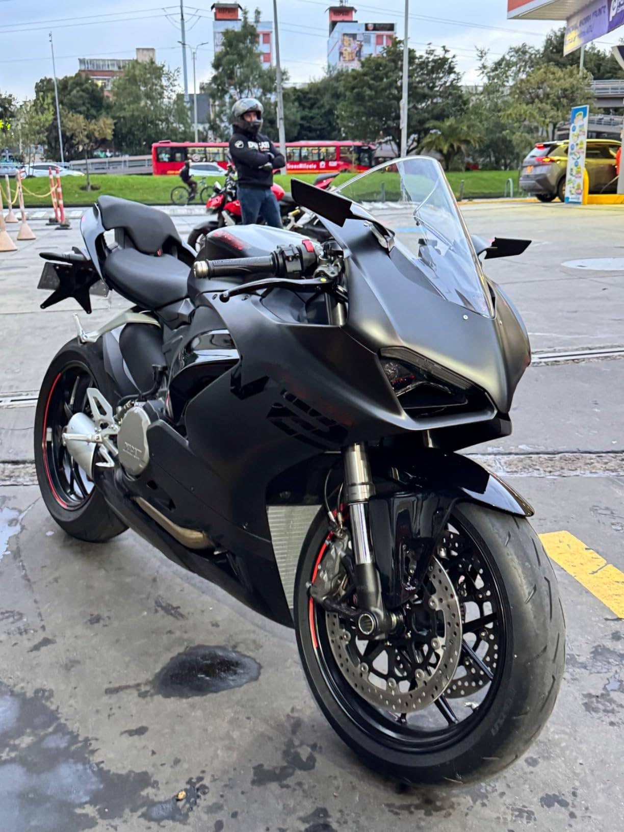 Rétroviseurs de moto avec éclairage LED pour Ducati Panigale V4 1100 et Panigale V2 955, pivotants latéraux, rétroviseurs de guidon de moto avant