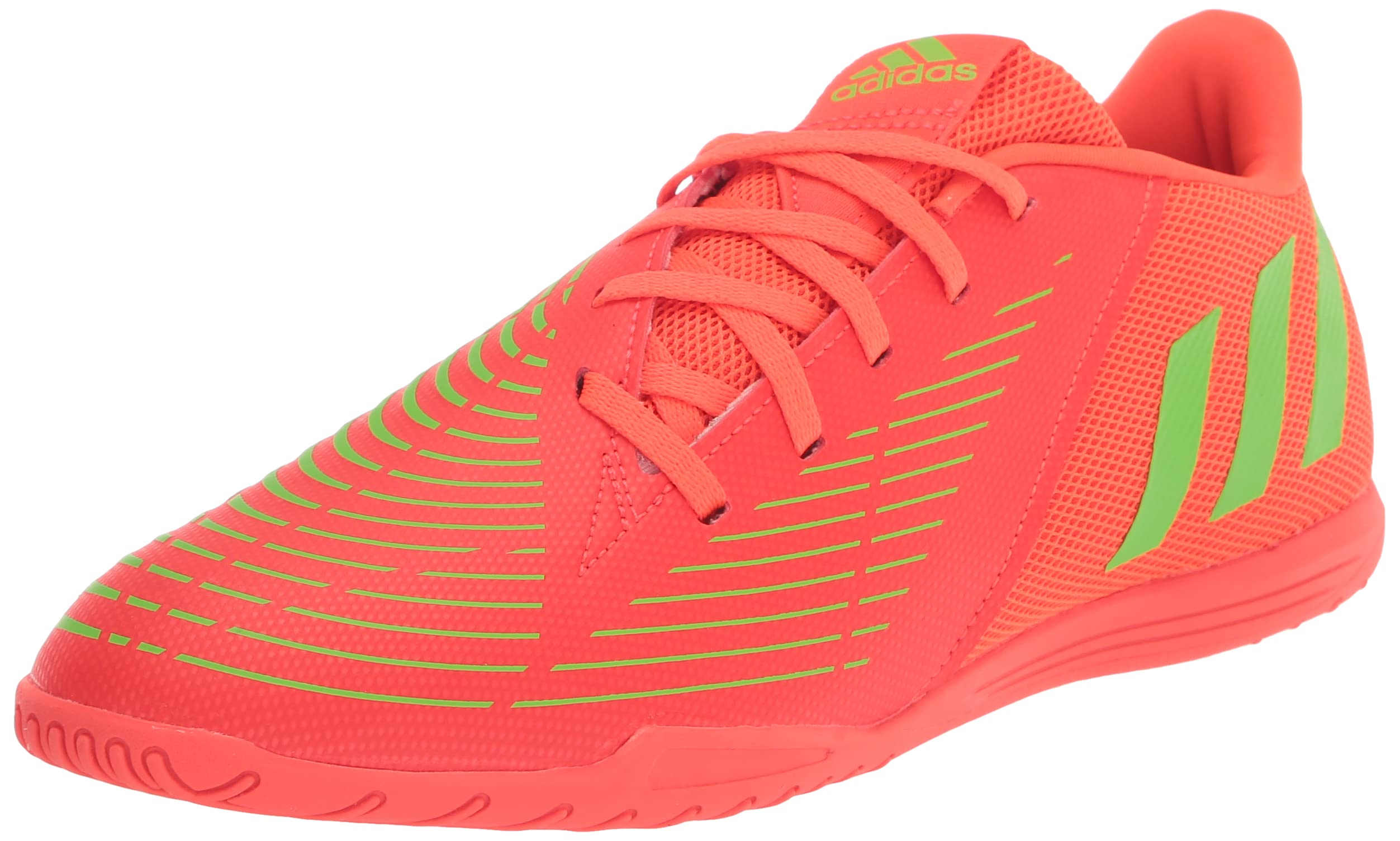 adidas Unisex Edge.4 Predator in Sala Soccer Shoe, Solar Red/Solar Green/Black, 12 US Men
