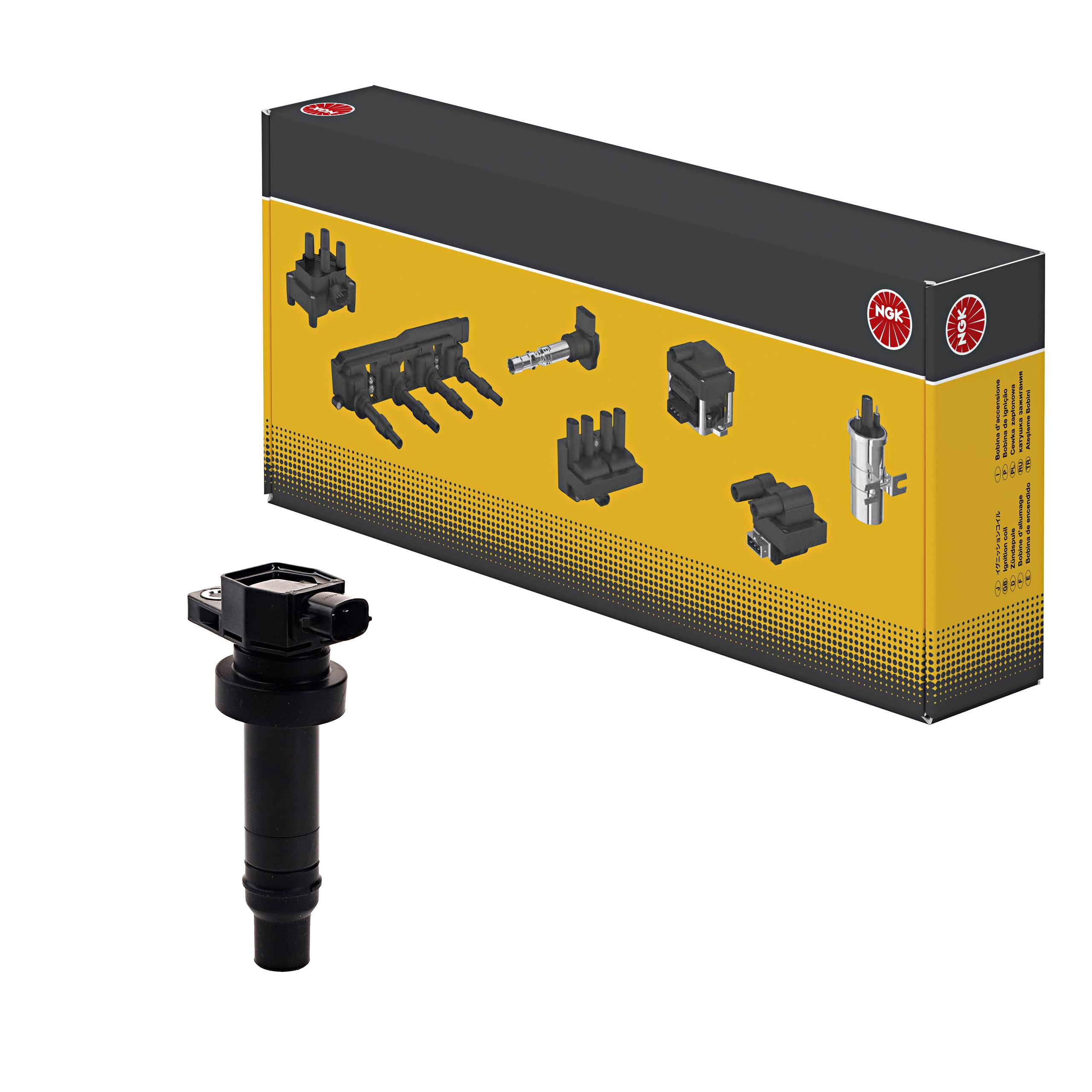 Bobina di accensione NGK | U5067, 48239 | Compatibile con: HYUNDAI ACCENT IV Stufenheck, ELANTRA V Stufenheck, ELANTRA VI Stufenheck, i20 I, i30, i30, i30 Coupe