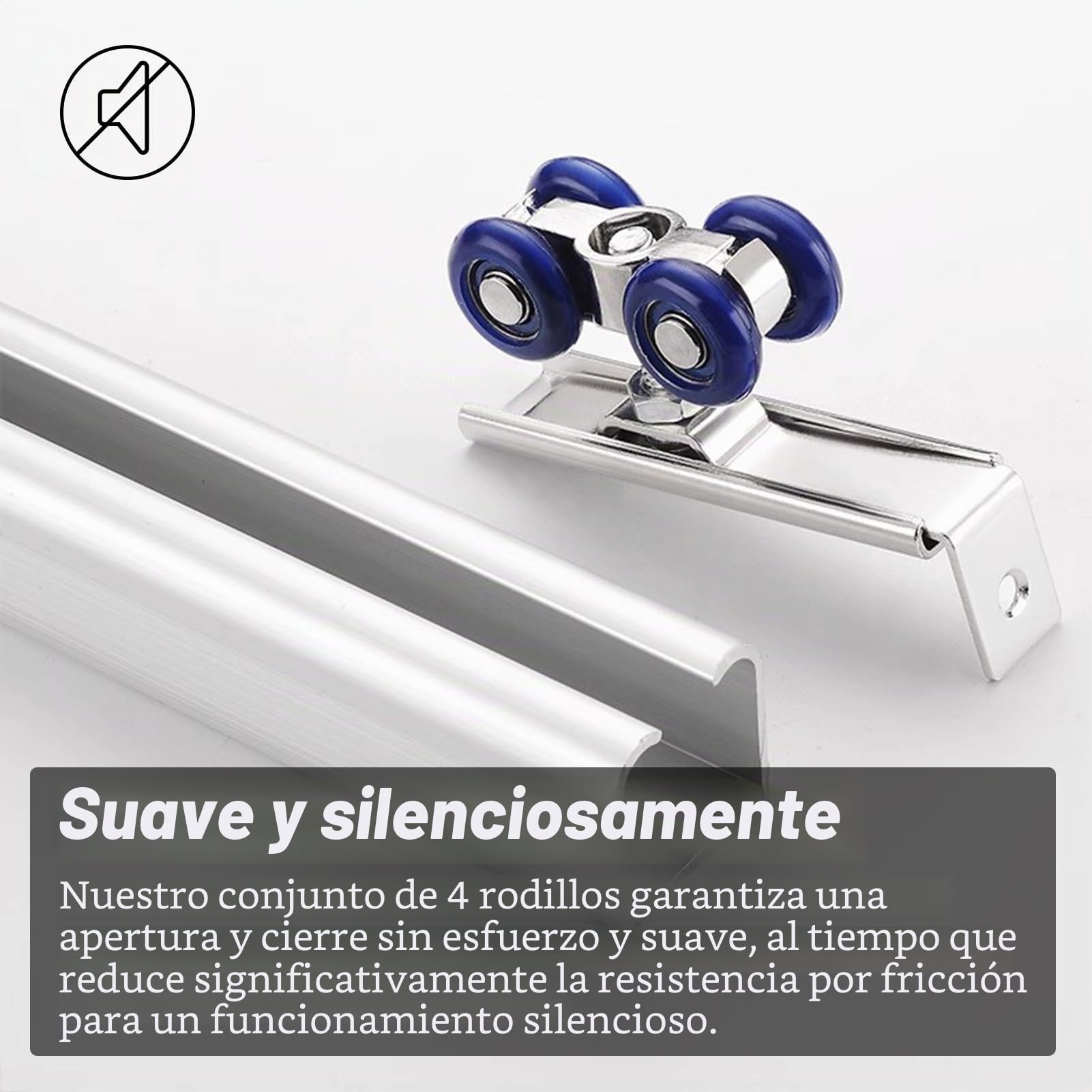 herrajes puertas correderas Kit de Riel para Puerta Corrediza de Alta Resistencia, Juego de Rieles Silenciosos para Puerta de Armario, Herrajes de 2 mm Grosor, Fácil Instalar.(Black,140cm/55.1in)