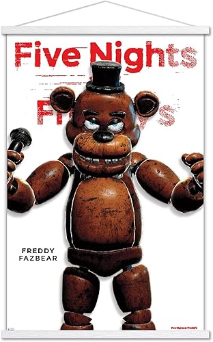Trends International Five Nights at Freddy's - Póster de pared con marco magnético de la serie Freddy