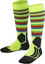 FALKE Unisex Children's SK2 Ski Socks Medium Padding Anti-Bubble Warm Ski Socks for Skiing Breathable Quick-Drying Climate Regulating Odour-Inhibiting Wool Functional Material 1 Pair