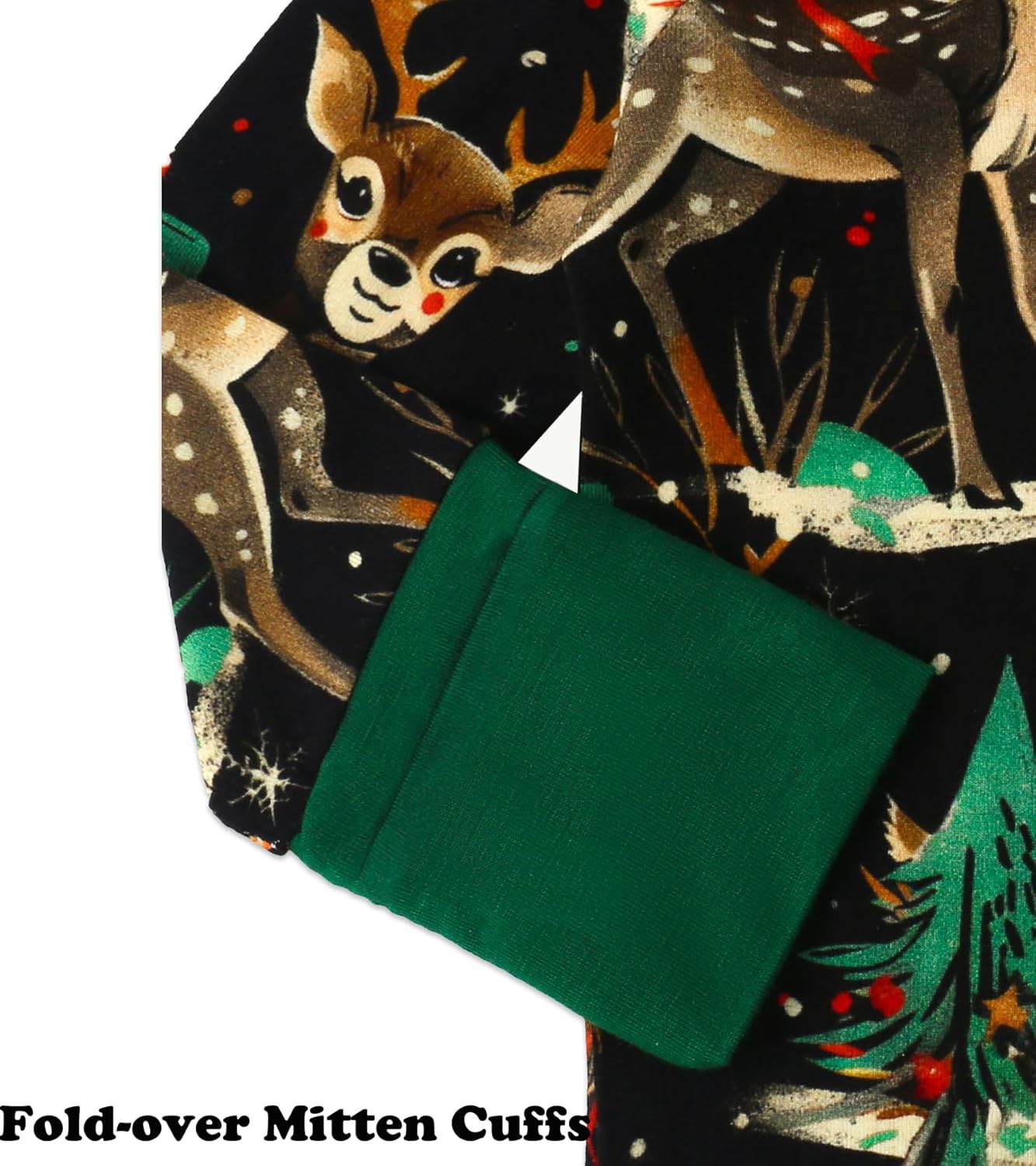 Baby Footless Pajamas with Mittens and Feet Cuffs Viscose of Bamboo Cartoon Infant Boys Girls Zipper Pjs Romper - Image 4