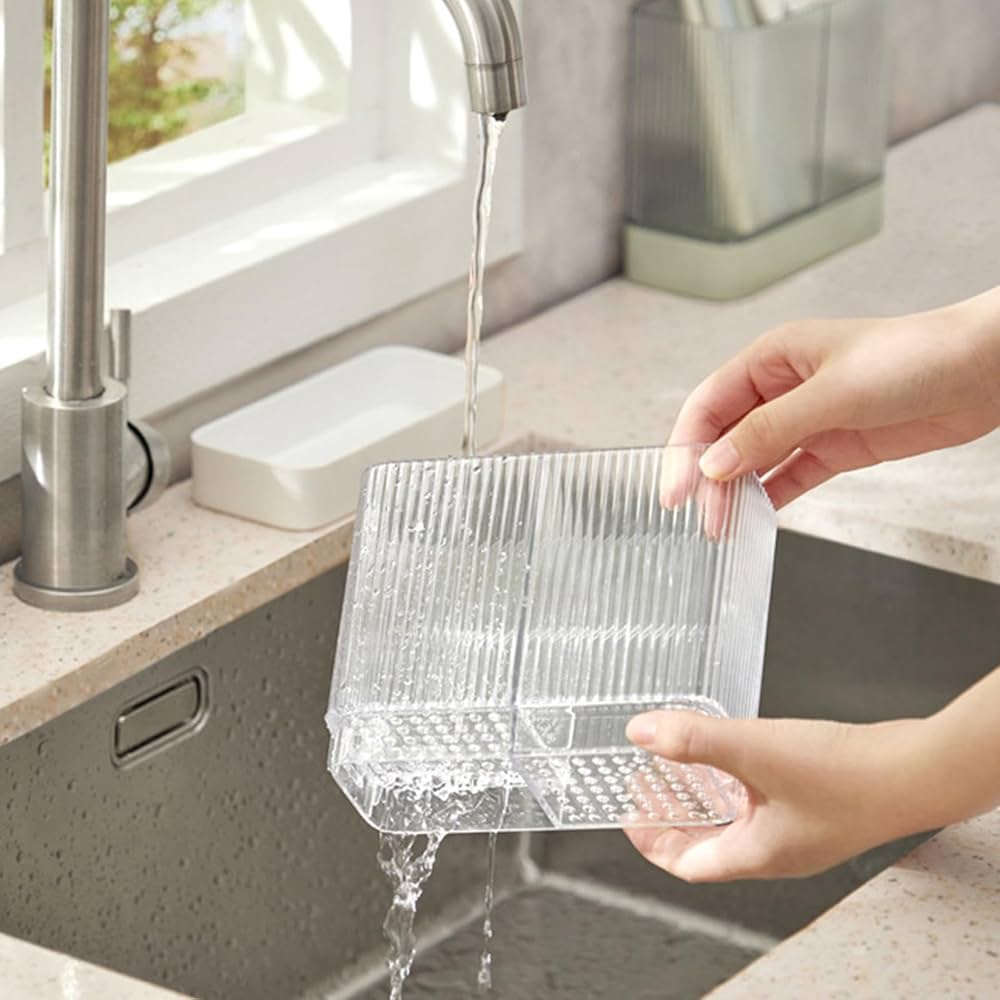 Amazon.co.jp: 壁掛け箸立て、壁掛けカトラリーラック, キッチン