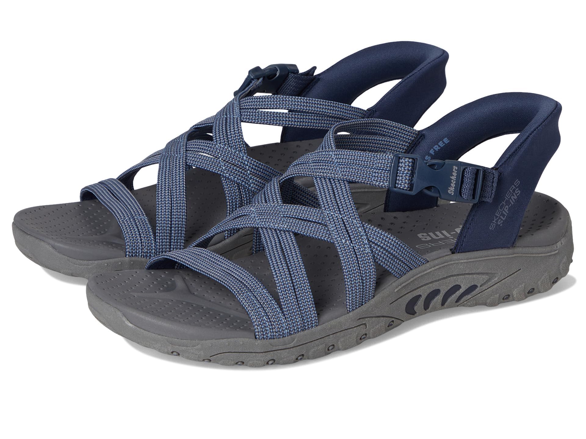 Skechers Damskie Reggae - Morning Light, Granatowy/niebieski, 10