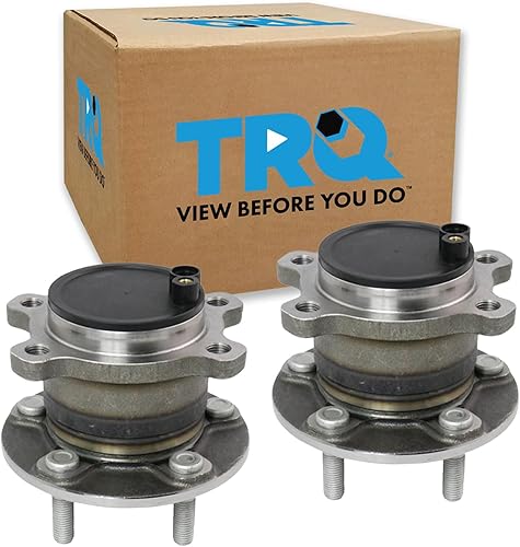 Miniatura 24 de TRQ Juego de 2 rodamientos y bujes de rueda delantera izquierda y derecha compatible con Mazda 6 2014-2019 CX-5 2013-2022