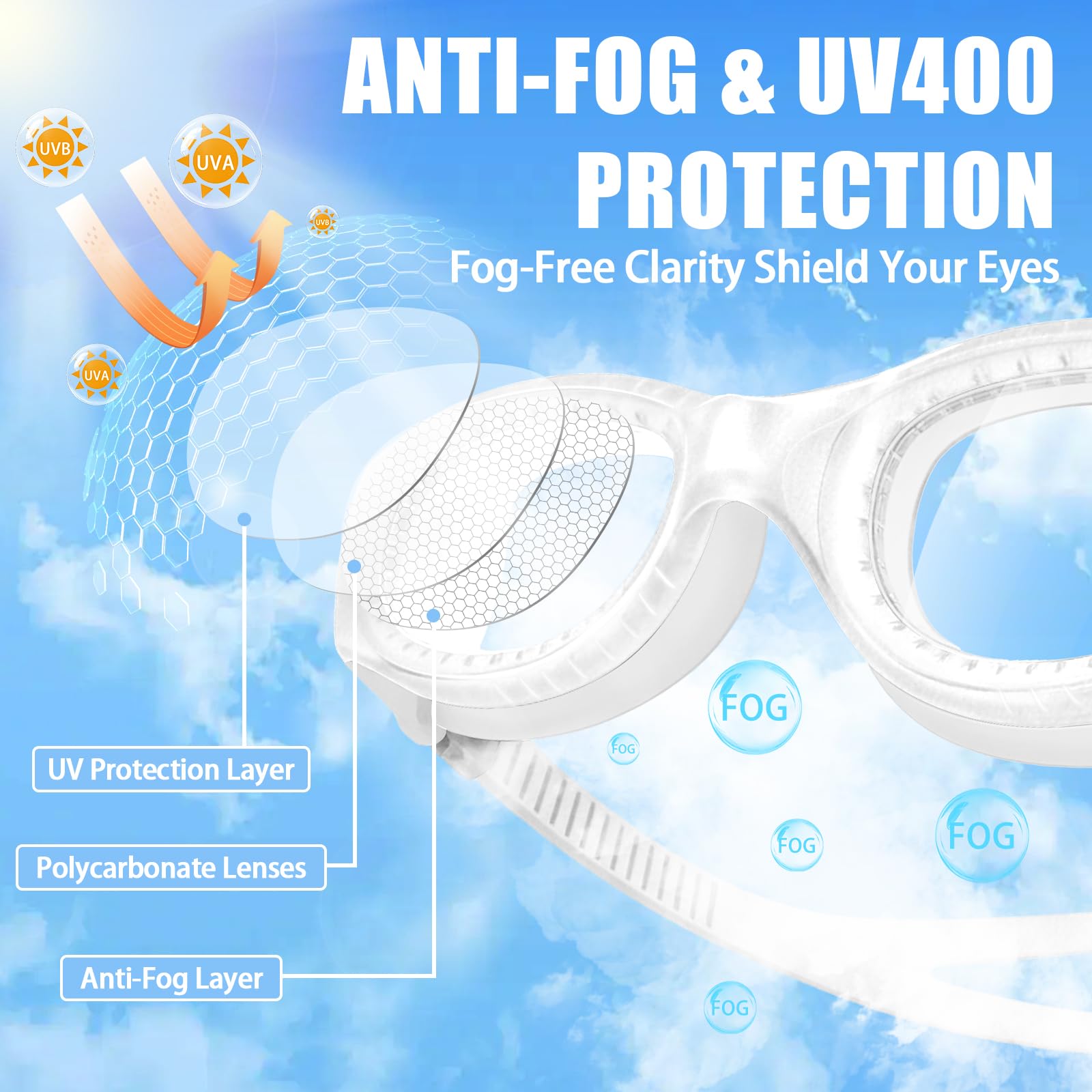 Gafas de natación para adultos 0041
