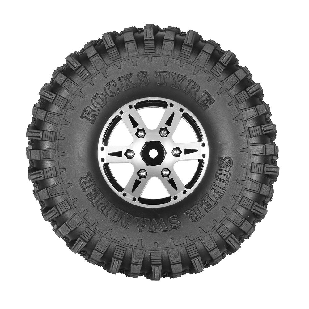 4 sztuk AUSTAR AX-5020A 1,9 cala 1/10 opony Rock Crawler z metalowym wiadrem do samochodu SCX10 AXIAL RC