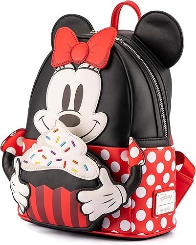 Miniatura 6 de Loungefly Disney Minnnie Mouse Oh My Cosplay Treats - Bolsa de hombro para mujer con doble correa, Multi, Mini mochila Disney Minnie Oh My Cosplay