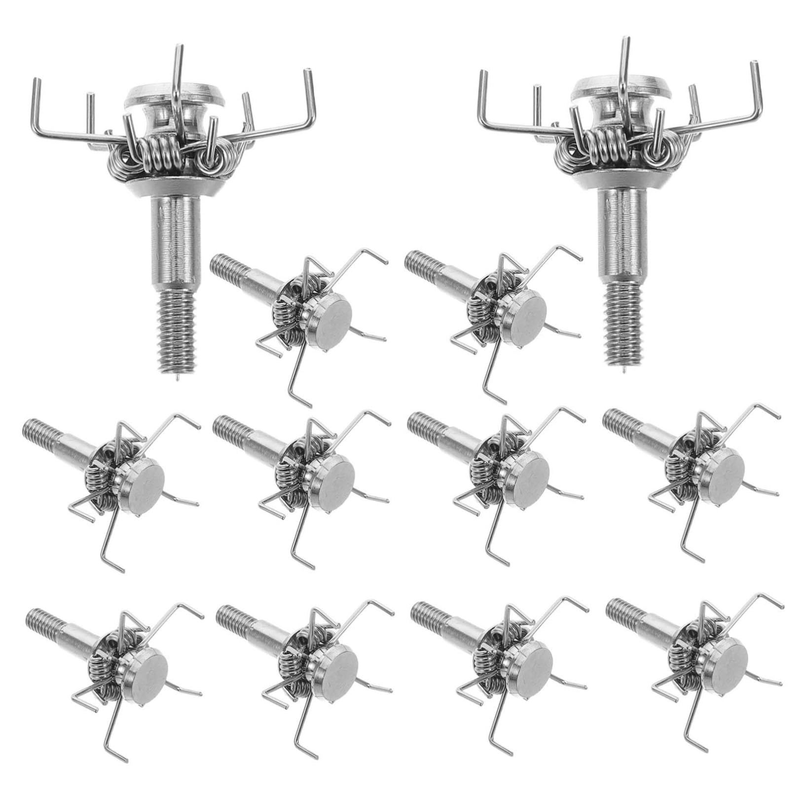 Anneome 12pcs Traditional Broadheads Stainless Steel Arrowheads with Threaded Design for Outdoor Hunting Target Practice and Small Game Retrieval