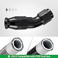 Vista 158 de EVIL ENERGY 6AN PTFE Manguera de extremo recto en color negro para manguera PTFE únicamente