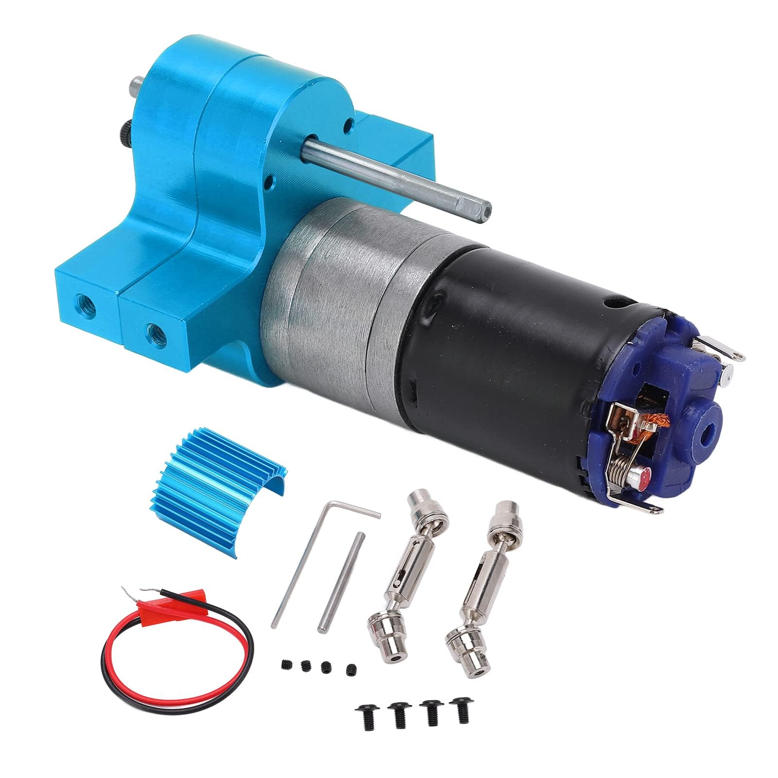 RC Motor Getriebe 1/16 RC Truck Ersatzteil Blau f¨¹r RC Modellauto Zubeh?r Hochwertiges Getriebe Set Kompatibel mit 1:16 Fahrzeugen