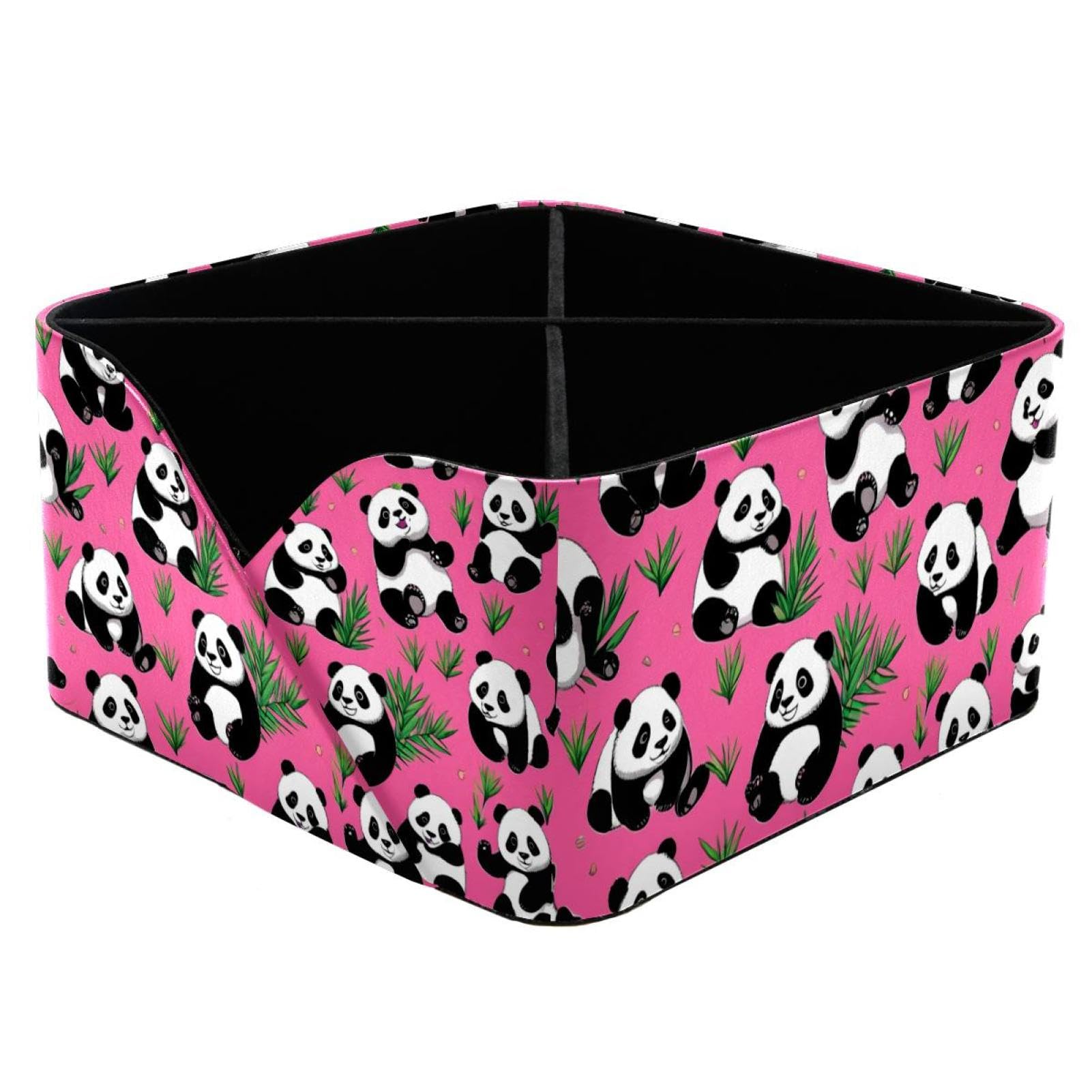 Porte-stylos rectangulaire panda, le cadeau parfait pour organiser le bureau des filles