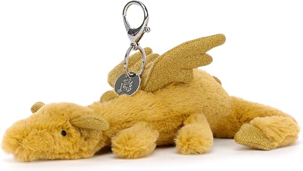  Golden Dragon Bag Charm ぬいぐるみ Golden Dragon Bag Charm Jellycat | Flower Delivery Toronto