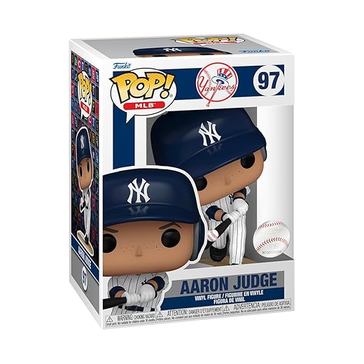 Funko POP! MLB: Yankees – Aaron Judge - Collectable Vinyl Figure - Gift Idea - Official Merchandise - for Kids & Adults - Sports Fans - Model Figure for Collectors and Display