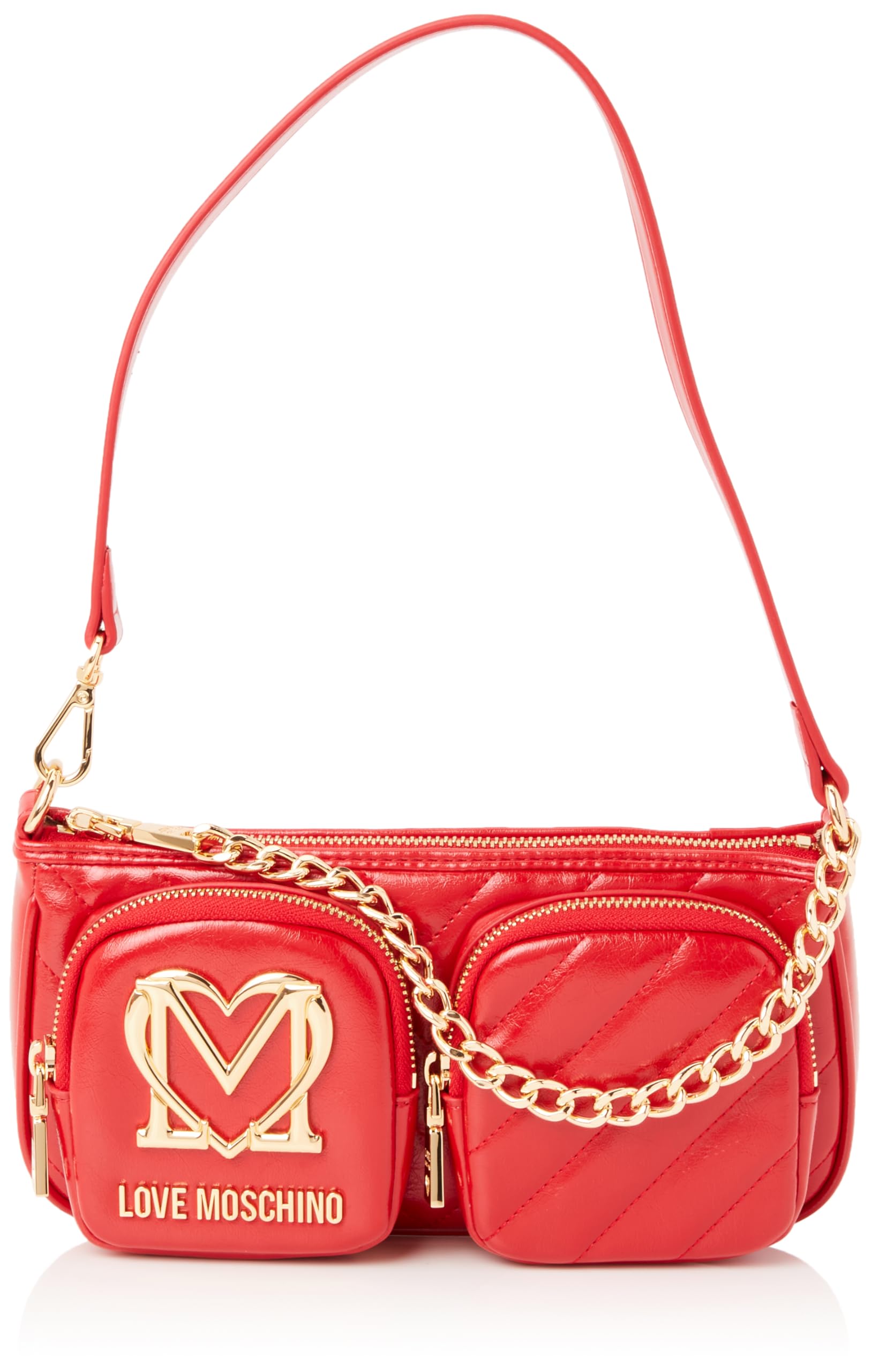 Love Moschino Mujer Rojo Bolso De Hombro Talla Única