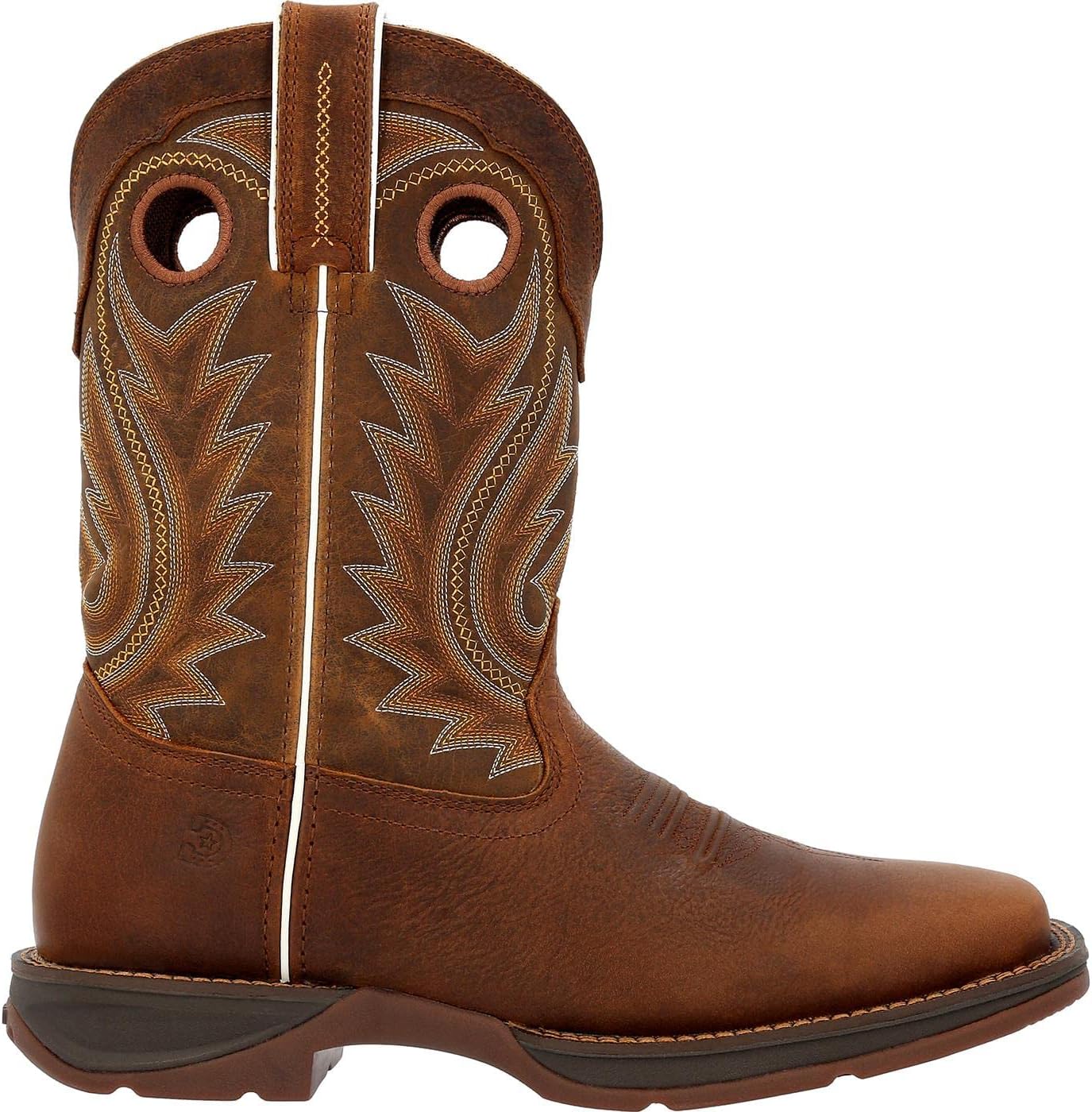 Durango mens Rebel™ By Durango® Dark Chestnut Western Boot - Image 7