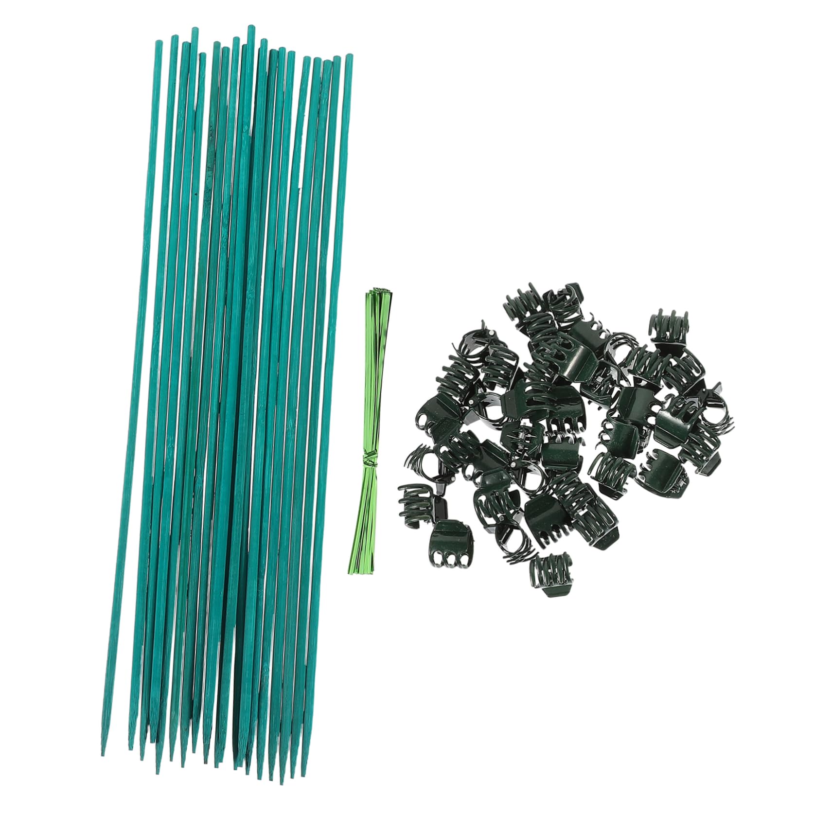 BESPORTBLE 5 Ensembles Pinces à Plantes pour Plantes grimpantes Jardins Pot Liens métalliques Outils Jardinage kit Jardinage la Fleur supporte Les Tuteurs Outils d'aide à la Plante Plastique