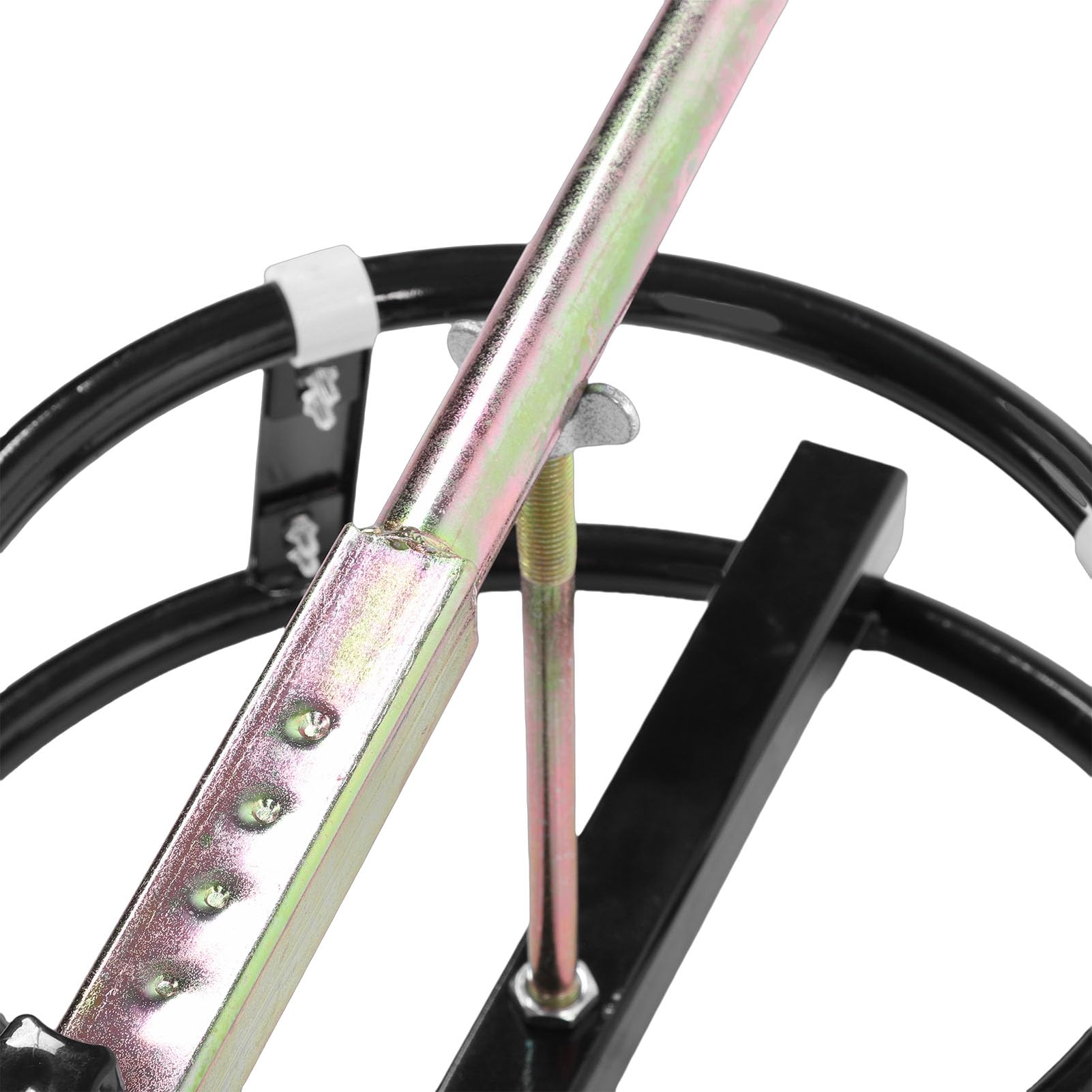 Tbest Soporte para de Neumáticos de Motocicleta con Destalonador para Neumáticos de 16 a 21 Pulgadas, Estación de Ruedas para Moto de Cross