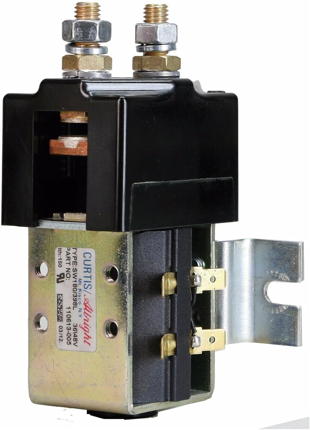 Replacement Parts For Solenoid 48 Volt Heavy Duty High Amp for Curtis Golf Cart SW180B w/Bracket 48V Mod-G88A-1952