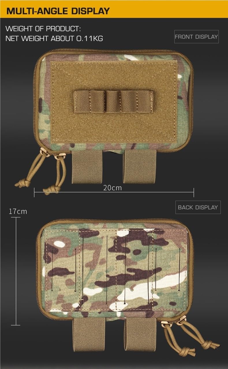 Táctico Bolsa Médica Molle EMT Paquete De Primeros Auxilios, Utilidad Ifak Organizador Kit Trauma Porta Torniquete, Liberación Rápida Herramienta Admin Edc para Cinturón