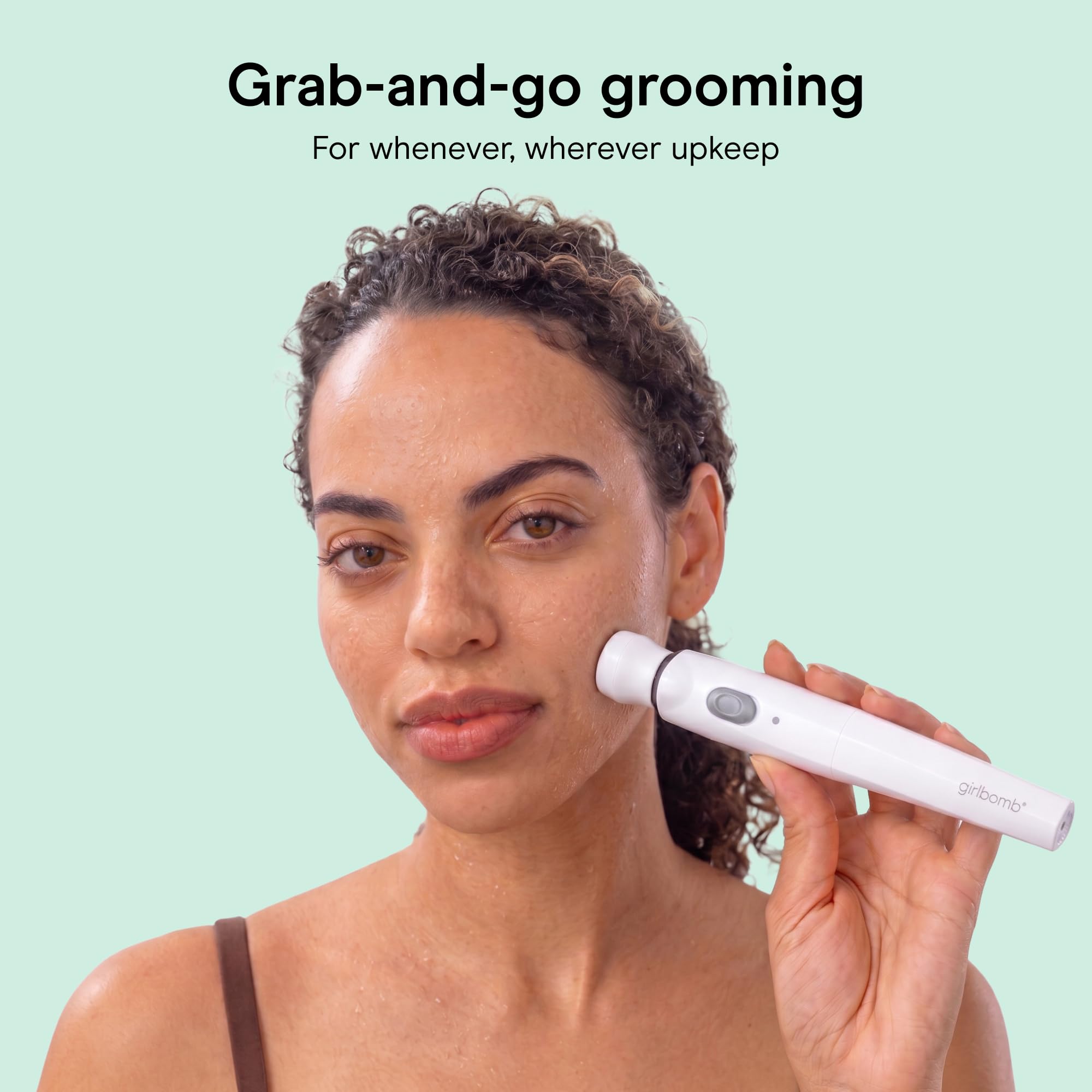 Conair GIRLBOMB Tondeuse et rasoir tout-en-un pour le visage et le corps pour femme, humide/sec, rechargeable