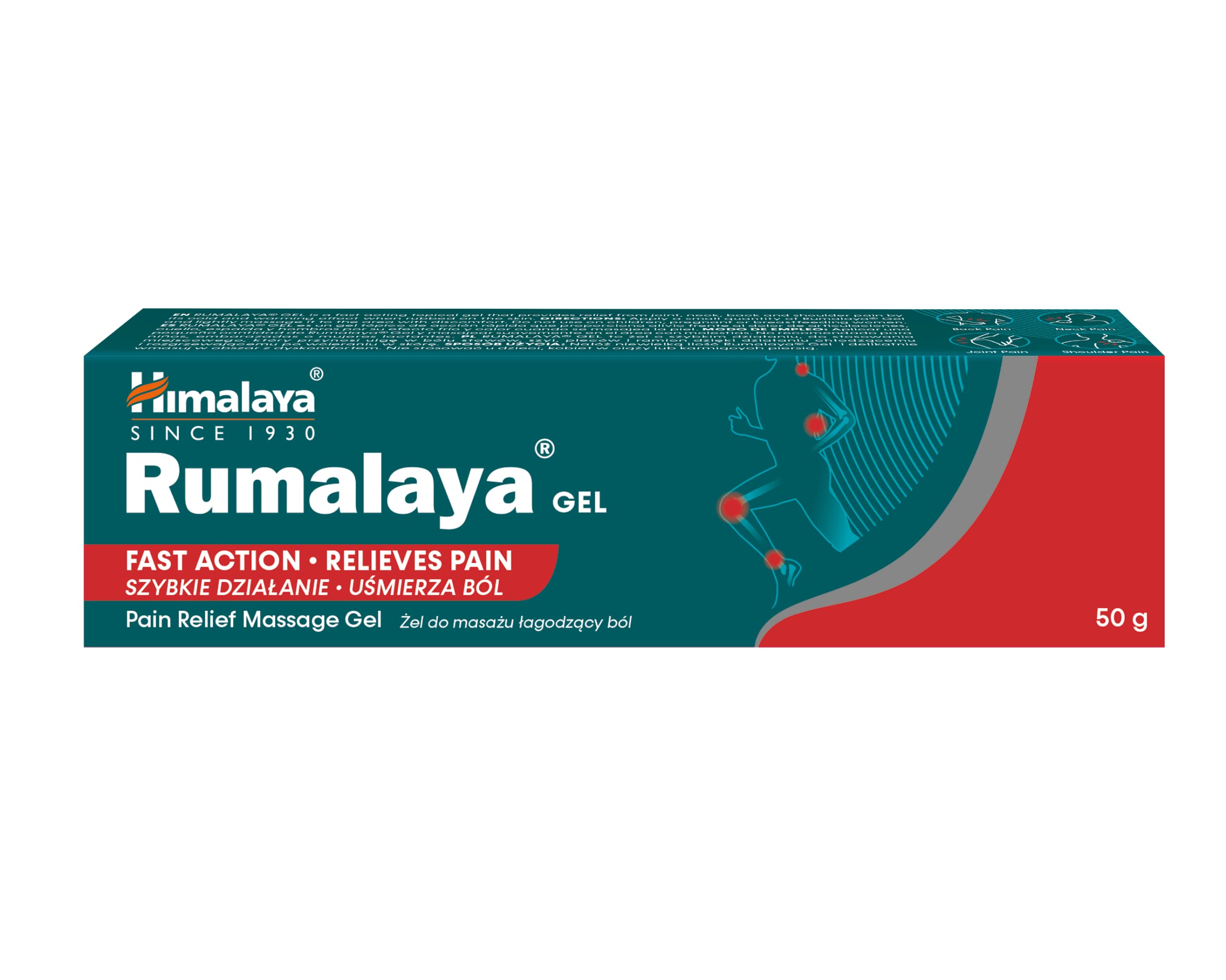 Himalaya Rumalaya Beruhigendes Gel, Massagegel ad azione rapida per una forte vitalità 50 g