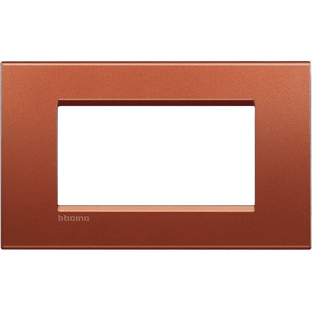 Placa 4M Brick plaque interrupteur encastrable 4 modules gris anthracite