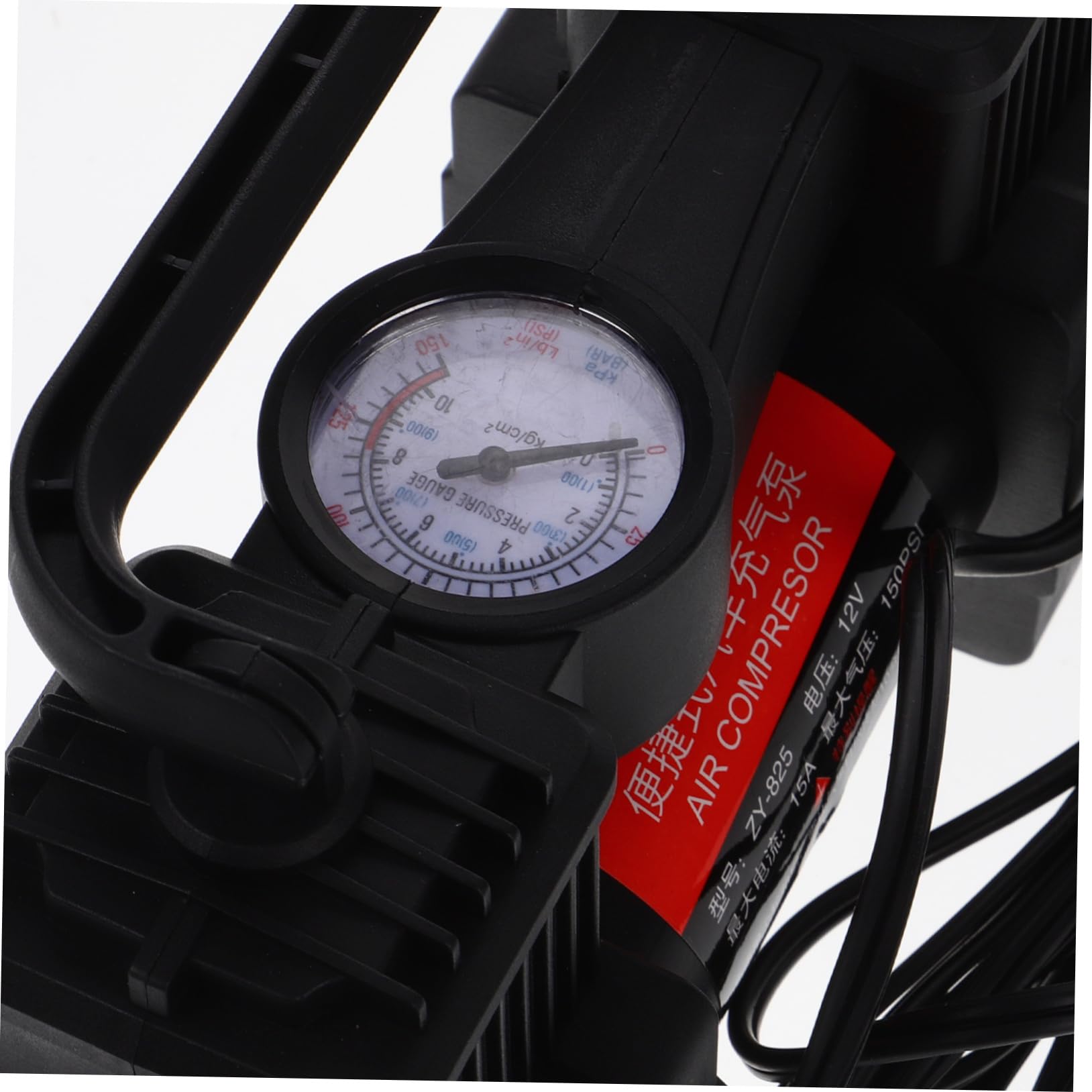 Cabilock Compresor Portátil para Coche con Manómetro y Presión de 150psi, Inflador Eléctrico de Neumáticos con Material Plástico Adecuado para Viajes y Uso en Carretera
