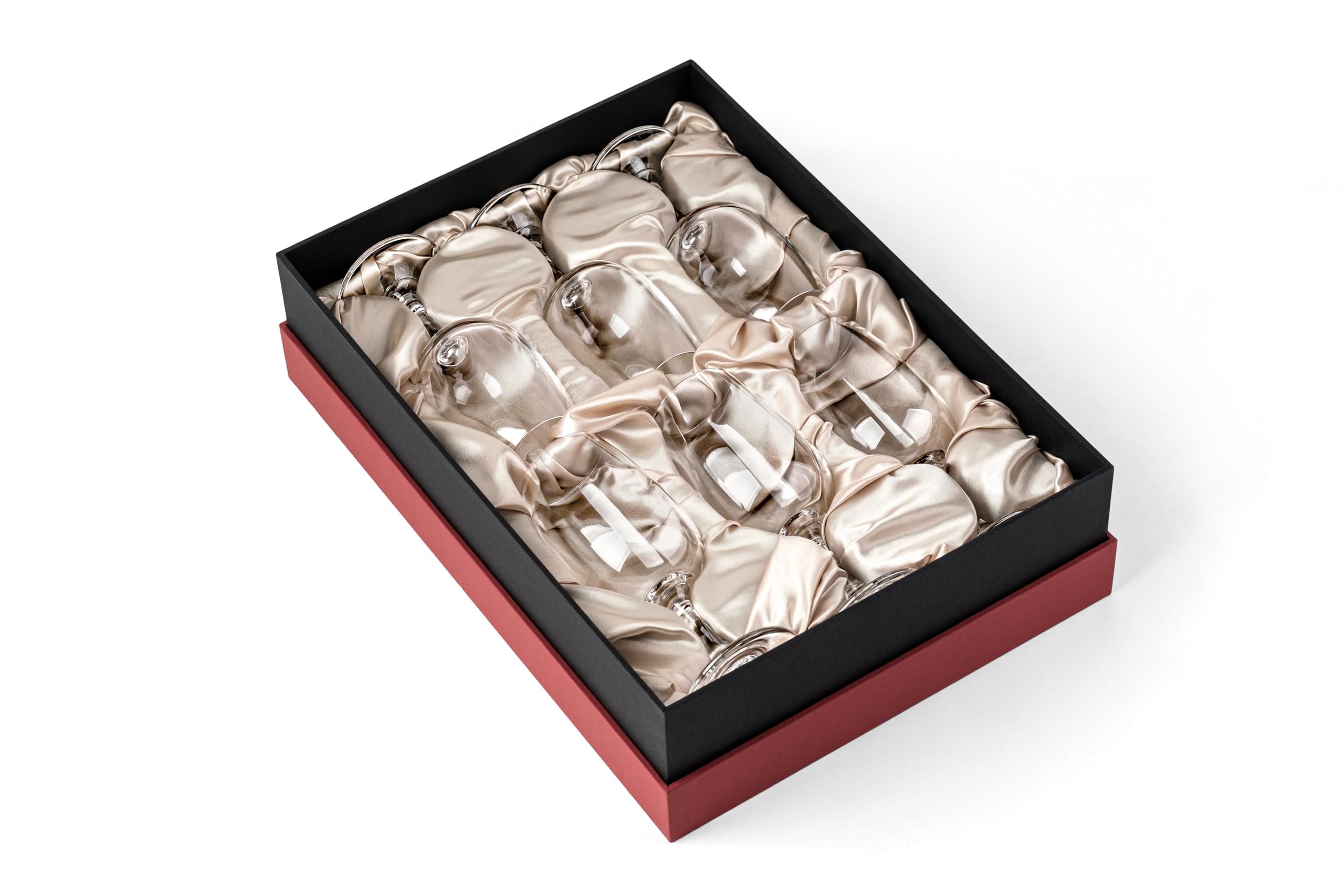 Kristall Port, Sherry und Dessertwein Gläser | 6er Set | Professionelle 200 ml Portweingläser mit Stiel für Verkostung und Nosing Aromatischen Likör | Spülmaschinenfest Bleifrei Kristallglas