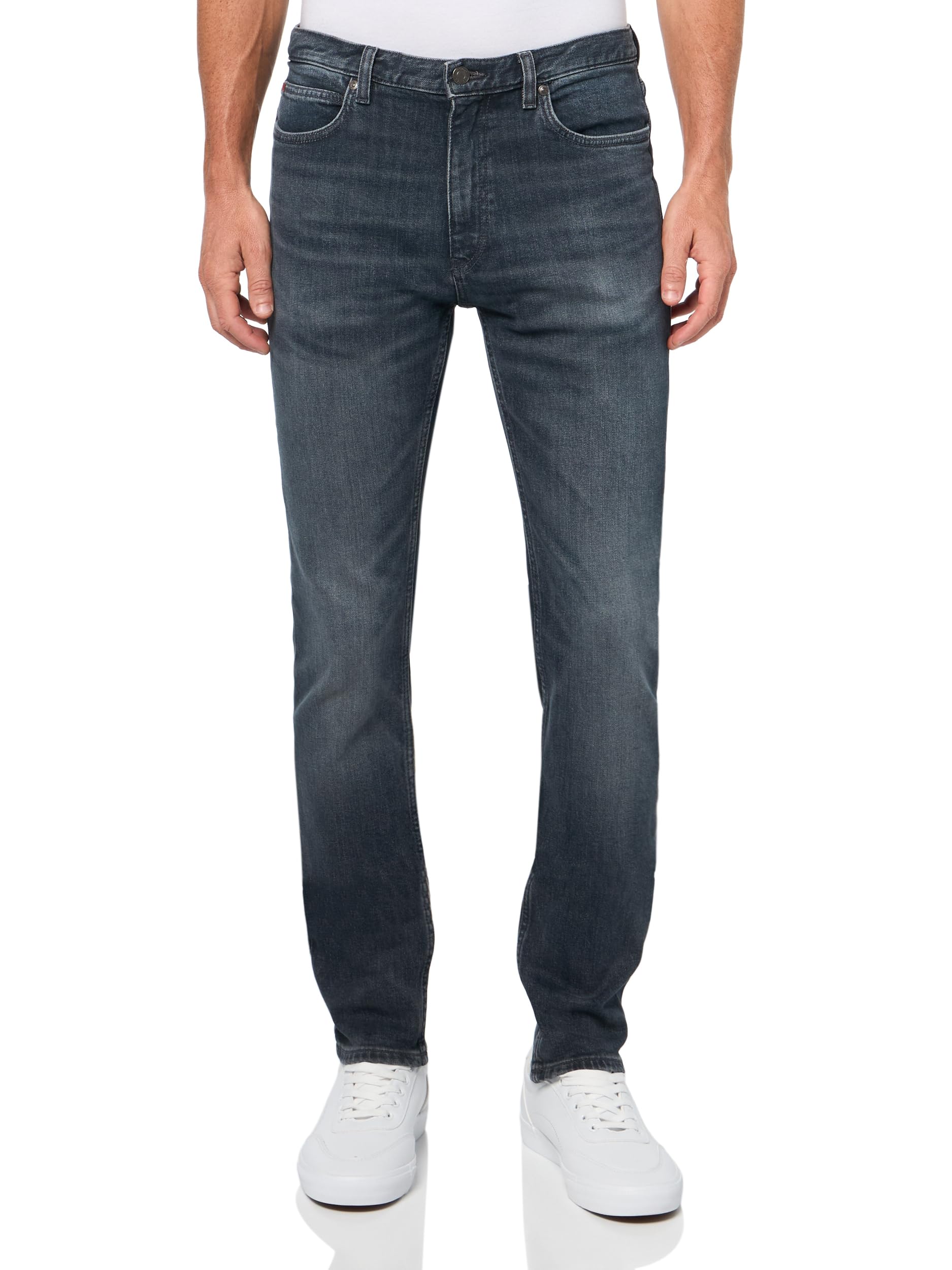 Photo 1 of HUGO, Extra Slim Fit Stretch Jeans, Quiet Shade Grey, 3332