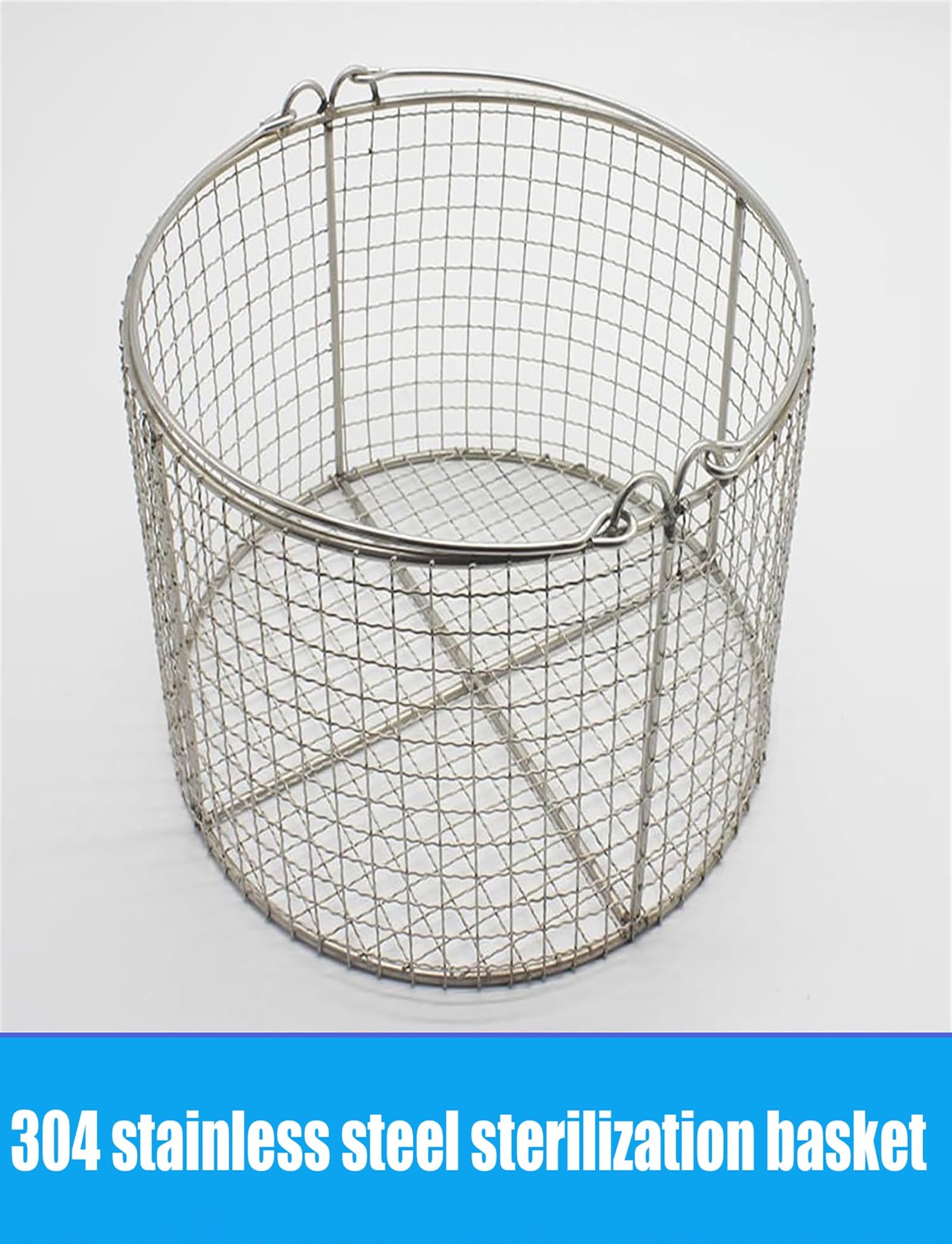 Genérico Bandeja de esterilización de Malla Perforada for Instrumentos, Cesta de desinfección de Acero Inoxidable 304, Malla de 0,3 Pulgadas(30x20cm)