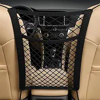 Rede Premium Organizadora Porta Treco Universal Para Carro, Banco Traseiro, Barreira De Segurança, Marca VARENZIA