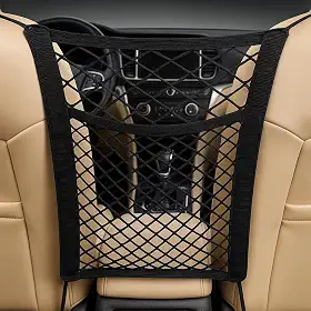 Rede Premium Organizadora Porta Treco Universal Para Carro, Banco Traseiro, Barreira De Segurança, Marca VARENZIA