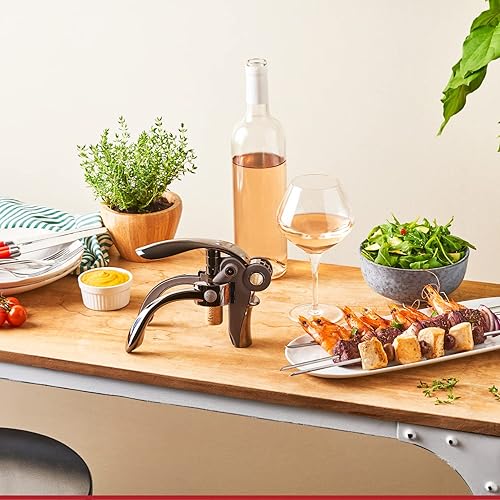 Miniatura 2 de Peugeot 200510 Baltaz Sacacorchos de palanca oscura/abrebotellas de vino, negro